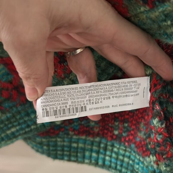 🎀ZARA bloggers favourite floral jacquard cardigan medium - Picture 3 of 16
